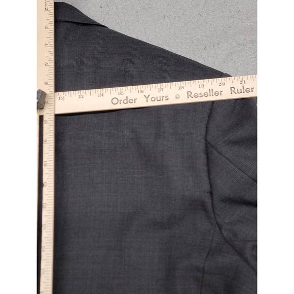 Brooks Brothers Blazer Mens 48R Gray Brooksease Worsted Wool Single Vented USA - Picture 12 of 14